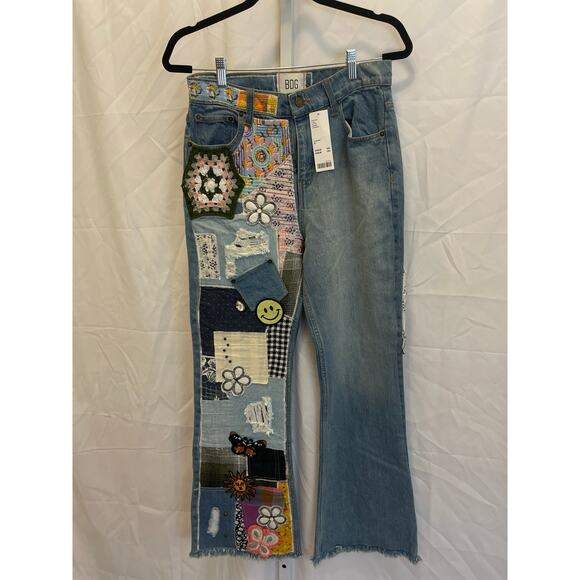 BDG Denim - NWT BDG Embroidery Patch Jeans - Womens Size 27 - Blue